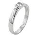 Sterling Silver Round Cut Cz Promise Wedding Engagement Solitaire Ring