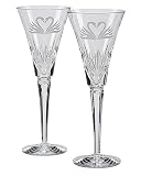 Waterford Wedding Heirloom Toasting Flutes, Set of 2