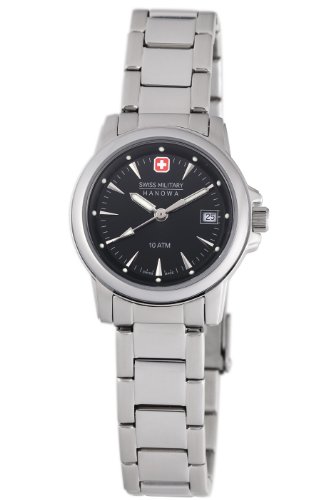 Swiss Military Hanowa Women's 06-7044-04-007 Swiss Recruit Black Dial Watch