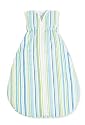 Pinolino 76585-2W130 - Winter-Kugelschlafsack, 130 cm, Streifen blau/gr&uuml;n