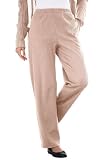 Woman Within Plus Size 7-day knit Tall rib pants
