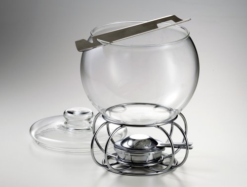 Jenaer Glas Feuerzangenbowle mit Wärmer und Zuckerzange - 3,5 l