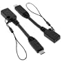 Motorola Razr2 V8, V9, V9m, Q9h OEM Original Mini USB to Micro USB - Skn6252 (1 Pc)
