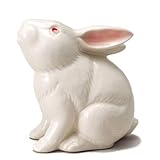 白うさぎ（小）　【信楽焼 置物】