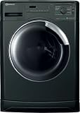 Bauknecht WA BLACK 724 BW Frontlader Waschmaschine / A+++ A / 1400 UpM / 7 kg /  kWh / Schwarz / Induktionsmotor / Vollwasserschutz