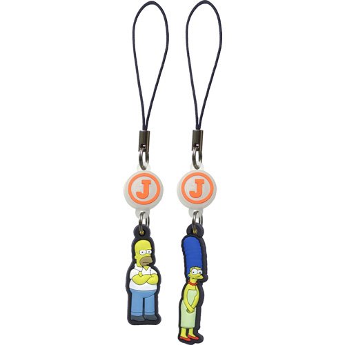 J-Straps Handyschmuck The Simpsons Homers und Marge (2D) (2er Set) Preisvergleich