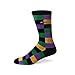 SHEEC - TrouSox Mardi Gras - Men's Crew Socks