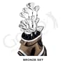 Adams Lady A7 OS 14-Piece Bronze Full Set in Standard Length : Right, 13 Clubs + Cart Bag