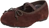 Polo By Ralph Lauren Allie Ballet Flat (Toddler),Chocolate Suede,7 M US Toddler