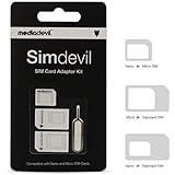 MediaDevil Simdevil 3-in-1 SIM Card Adapter Kit (Nano / Micro / Standard)