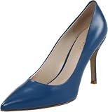 Nine West Women's Flax Pump,Blue Leather,8 M US
