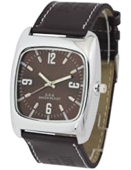 HACBIWA 2013 Classic Women Men Analog Bold Number Leatheroid Watches Big Dial watches