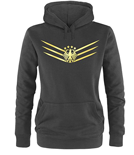 Luckja Deutschland Fanshirt EM 2016 Trikot M 02 Damen Hoodie