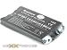 Cell Phone Battery for Sony Ericsson T68 schwarz Li-Ion, Lithium Ion Technology, 100% fits, properly matching Batteries