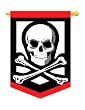 Pirate Flag Indoor/Outdoor 28" x 44"