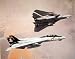 F-14 Tomcats (In Air) Art Poster Print - 16