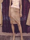 Christian Dior - $2375 New CHRISTIAN DIOR Brown Suede Leather Skirt 6 38