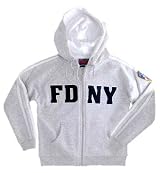 YOUTH ZIPPED HOODED SWEATSHIRT - GRAY