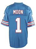 Houston Oilers Warren Moon Blue Premier Throwback Jersey