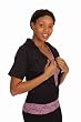 Veria Short Sleeved Active Hoodie - Black