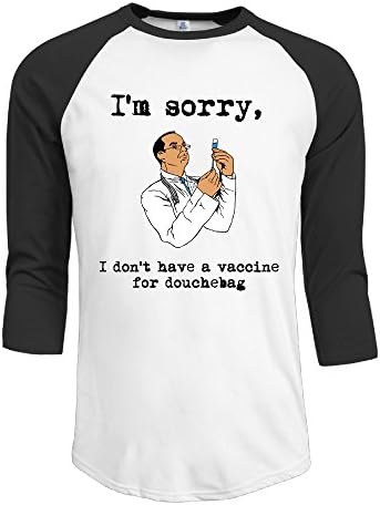 Jersey Shirt Printed T Shirts Vaccine For Duchebag Man Half SleeveÂ Shirts