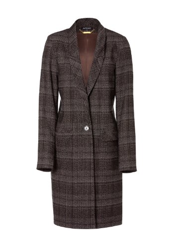 APART Damen Blazer & Sakko Gehrock in Karo-Optik, 345980, Gr. 38, Braun (dunkelbraun-cogna Preisvergleich