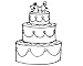 Anita`s Stamp G - WEDDING CAKE ILLUSTRATION [DES-26608]