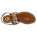 G By Guess Lorriee Women Open Toe Leather Brown Thong Sandal