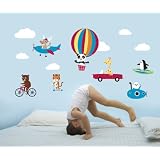 Forwalls Animal Capers Removable Wall Decal Stickers