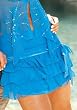 Silk chiffon lined skirt