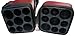 Iszy Billiards 3x6 Hard Pool Cue Stick Carrying Case, Red