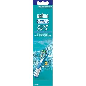 【クリックで詳細表示】ブラウン オーラルB 電動歯ブラシ 替ブラシ ソニッククリーン 2本入 SR18-2-EL