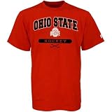 Russell Ohio State Buckeyes Scarlet Hockey T-shirt