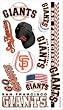 San Francisco Giants Temporary Tattoos - SET OF 6 - Sports Merchandise