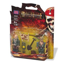 Megabloks Pirates of The Caribbean At Worlds End  Pintel and Ragetti 2 Pack