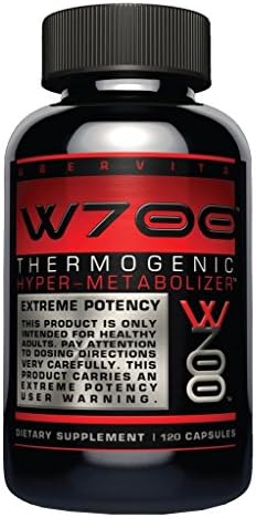 Ubervita W700 Thermogenic Hyper Metabolizer Capsules (120 Count Super Bottle)