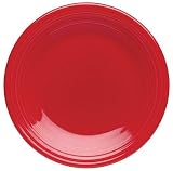 Fiesta Scarlet 466 10-1/2-Inch Dinner Plates, Set of 4