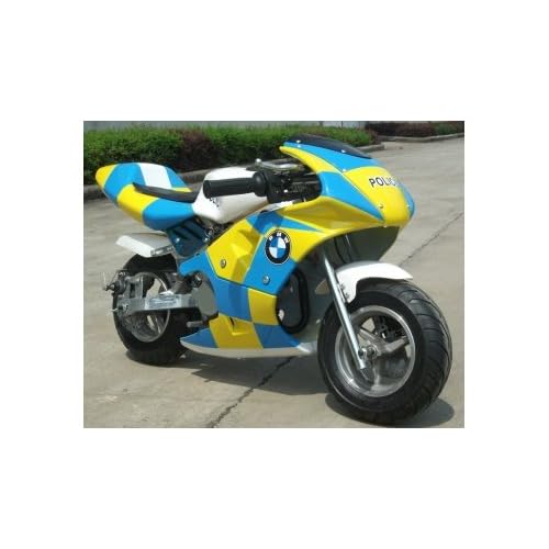 Pocket Rocket Mini Moto 50cc Police Bike BRAND NEW eBay