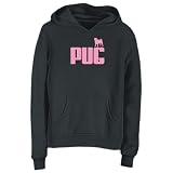 Sweatshirt Woman Black  Retro Pug  Dog