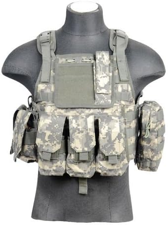 Lancer Tactical Molle / Pals Carrier Military Hunting Vest with Molle Web Modular System (ACU)