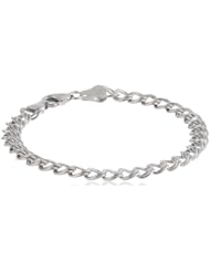 Sterling Silver Italian Double Link Bracelet