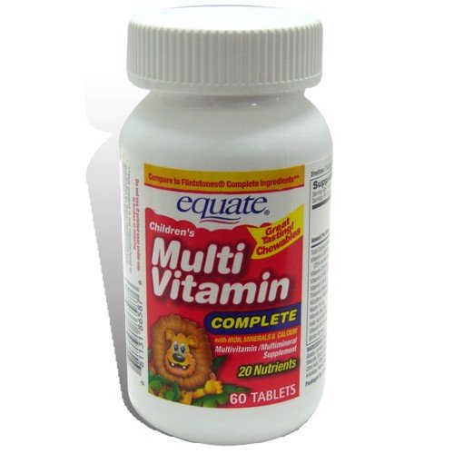 Equate - Children's Multivitamin Complete, 60 Chewable Tablets