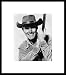 Chuck Connors Television Framed Art Poster Print, 13x15