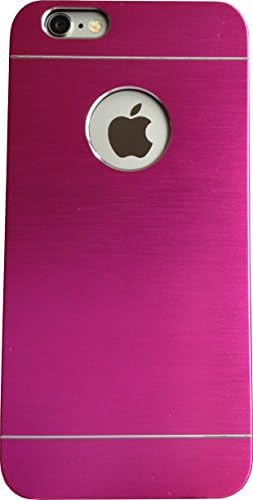 iPhone 6 Case, Ortirie MetaSlim Case, Dual Layer Protection Hard Case, Brushed Aluminum Metallic Finished Base and a Soft Polycarbonate Shell. A Slim Line and Elegant iPhone Case in Pink
