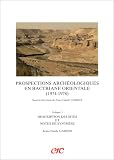 Prospections archéologiques en Bactriane orientale (1974-1978)