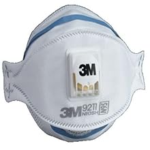 3M 9211 Cool-Flow N95 Particulate Sanding Respirator, 10-Pack