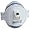 3M R9211-10 N95 Cool-Flow Particulate Sanding Respirator, 10-Pack