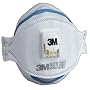 3M 9211 Disposable N95 Respirator,Collapse Resistant 3-Pan Design w/Cool-Flow Valve,(Pk/10)