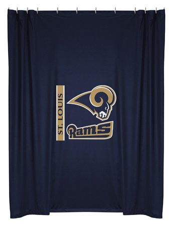Sports Coverage NFL St. Louis Rams Shower Curtain