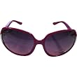 A|X AX170/S Sunglasses - Armani Exchange Women's Square Full Rim Lifestyle Eyewear - Fuchsia/Palladium/Mauve Shaded